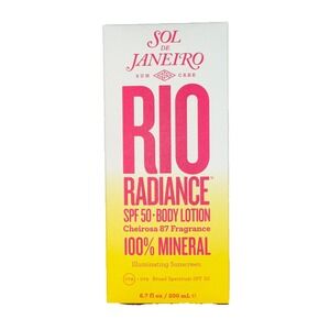 Sol de Janeiro Rio‎ Radiance Body Lotion SPF 50, 200 ML, 6.7 Fl Oz New In Box!